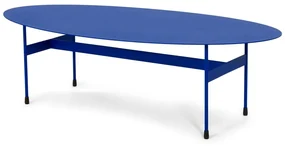 Niebieski metalowy stolik 39x120 cm Mira – Spinder Design