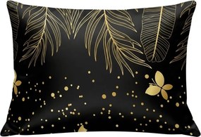 Poszewka na poduszkę z mikrofibry VISATA 70x90 cm, czarna