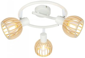 Biała nowoczesna potrójna lampa sufitowa - 3X K089 B9-S80