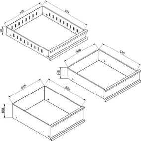 Stół warsztatowy GD, 5 szuflad, świerk + sklejka świerkowa obustronnie fornirowana, 5 szuflad, 1 szafka, 1190 x 600 x 850 mm, grafitowy / czerwony