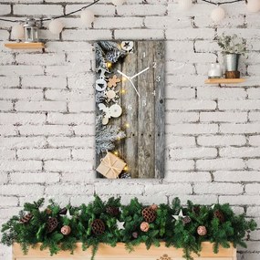 Zegar ścienny Choinka Święta Prezenty Ozdoba