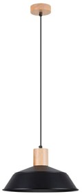 Lampa wisząca FANO czarna SOLLUX  LIGHTING