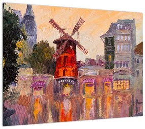 Obraz - Moulin Rouge, Paryż, Francja (70x50 cm)