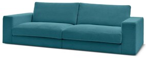 Niebieska sztruksowa sofa 274 cm Leonard – Bobochic Paris
