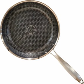 Kitchisimo Patelnia ze stali nierdzewnej z powłokąnieprzywierającą Chef 20 cm, 20 cm