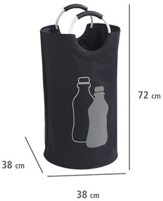 Kosz na butelki z uszami, 69 l, WENKO