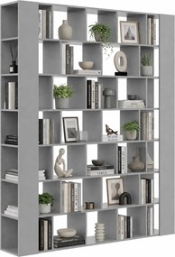 Szary nowoczesny regał biblioteczka na książki S9-N41