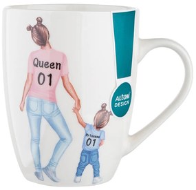 Altom Kubek porcelanowy Queen - girl, 300 ml