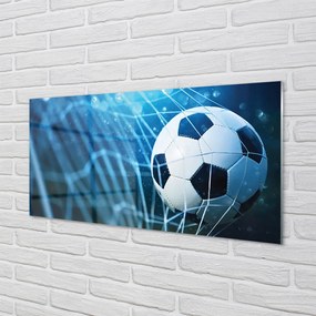 Szkło do Kuchni na Ścianę Futbolowa Wizja w Błękicie