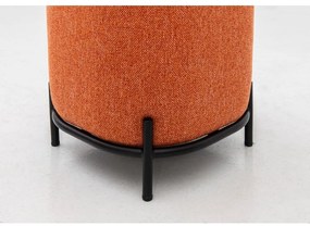 Koralowy puf Tenzo Harry, ø 42 cm