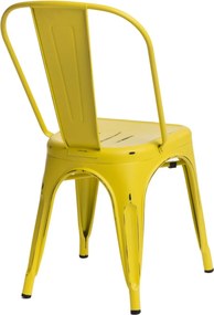 Designerskie krzesło kawiarniane z metalu Paris Antique mat