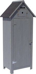 Szafka ogrodowa "Cabanon" - 77 x 54,5 x 179 cm - Antracyt