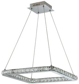 Kryształowa lampa wisząca kwadrat LED - V072 Covero