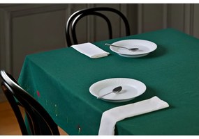 Obrus ze świątecznym motywem z mieszanki bawełny 150x270 cm Christmas Fable – JUNA