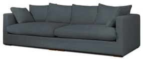 Szara sztruksowa sofa 266 cm Comfy – Scandic