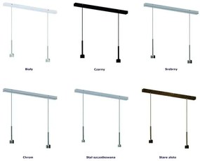 Skandynawska lampa wisząca na czarnym stelażu - EX401-Lurixa - 18 kolorów