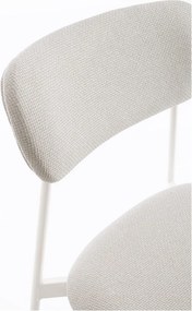 Białe tapicerowane krzesło Inka – Yes Everyday