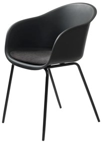 Czarne krzesło Unique Furniture Topley