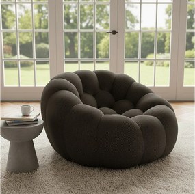 Coco Living Fotel do salonu Cocoon 1-osobowy – czekoladowy