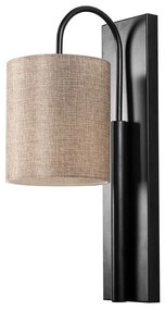 Czarny/beżowy kinkiet Baston – Opviq lights