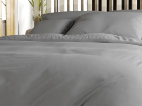 PrzytulneMieszkanie.pl PrzytulneMieszkanie.pl Pościel bawełniana Lux szara guziki