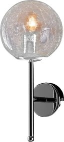 Kinkiet Tresor 1-punktowy z polerowanego chromu, żelazny .14 P.15 BL215-AP1-CR