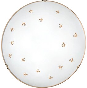 Kolarz 731.13.4.160 - Kinkiet NONNA 3xE27/60W/230V, Ø 50 cm, kwiatowy, różowe złoto