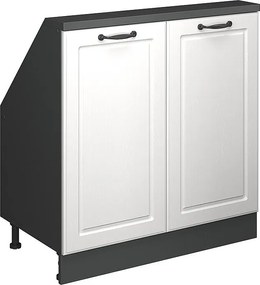 Szafka kuchenna na dach skośny biały domek wiejski 80x46x81.6 r-line