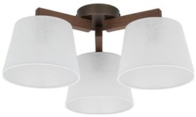 Brilagi - Przysufitowy żyrandol LATTE 3xE27/15W/230V sosna/biały