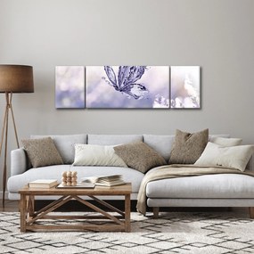 Obraz - Motyl i lawenda (170x50 cm)