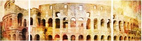 Obraz - Malarstwo cyfrowe, Koloseum, Rzym, Włochy (170x50 cm)