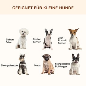 Podwyższone Legowisko dla Psa PawHut z Baldachimem – Ochrona UV, Oddychająca, dla Średnich Psów, Szary+Czarny