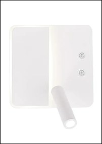 Biały kinkiet do czytania - K284-Conan