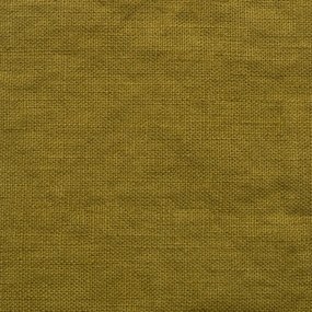 Lniana zasłona w kolorze ochry/zielona 140x200 cm Moss Green – Linen Tales