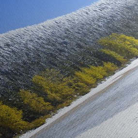 Obraz - ośnieżone góry zimą (170x50 cm)
