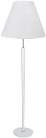Biała minimalistyczna lampa stojąca z abażurem - 12X S240 B6-C13