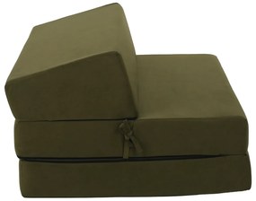 Składane krzesło/materac VEDIS, zielony