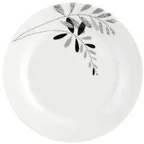 Komplet talerzy dla 6 osób, porcelana, 18 elementów