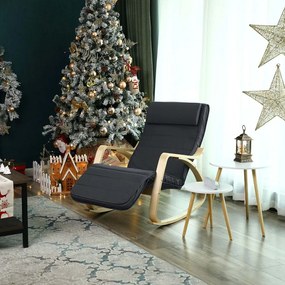 Jurhan Fotel bujany SWING, max obciążenie 150kg, 67x115x91cm, antracyt