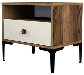 Szafka nocna Lisbon Walnut Cream
