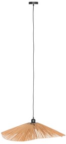Lampa sufitowa z rafii LEIJA, Ø 68 cm