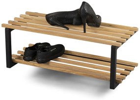 Czarny metalowy regał na buty Marco – Spinder Design