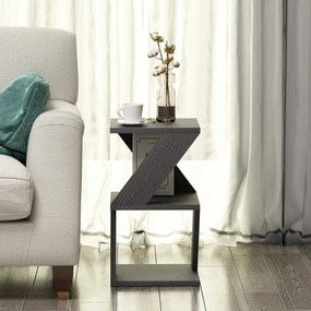Stolik do odkładania Albeni Black Wooden