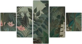 Obraz - Henri Rousseau, The Equatorial Jungle, reprodukcje (125x70 cm)