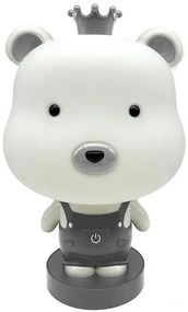 Szara lampka nocna w kształcie misia - 4X A365 R6-L79