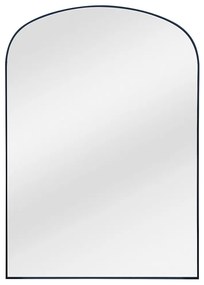 Duże lustro łukowe aluminiowe - dł. 118 x wys. 170 cm - Czarne - SONAVA