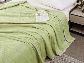 Chłodząca letnia kołdra CELIA, zielona Rozmiar: 160 x 200 cm