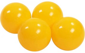 Plastikowe piłeczki do suchego basenu 7cm, 50 szt, żółte - meowbaby®