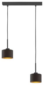 Nowoczesna lampa wisząca nad stół na czarnym stelażu - F9-Z33