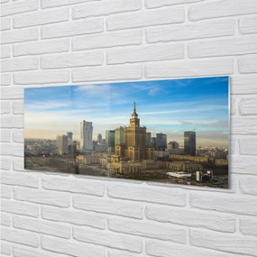 Panel Szklany Warszawa Panorama wieżowce